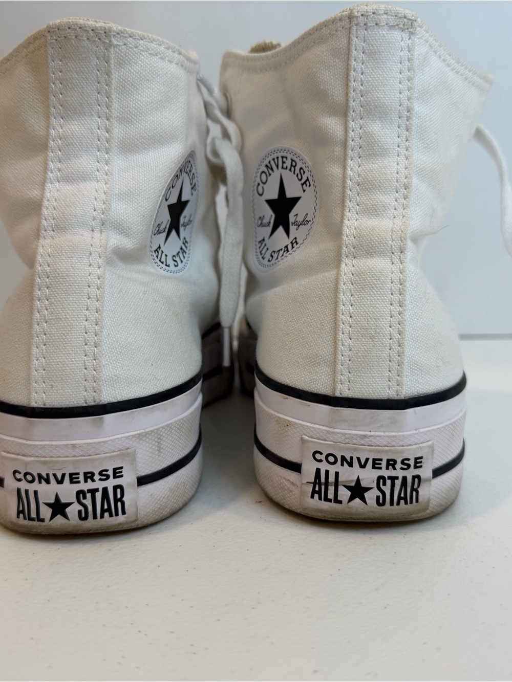 Converse Chuck Taylor All Star Platform High Top White Women’s 8.5 - Picture 11 of 15